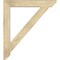 Ekena Millwork Traditional Slat Rough Sawn Bracket, Douglas Fir, 4"W x 32"D x 36"H BKT04X32X36TRA06RDF - alternate 3